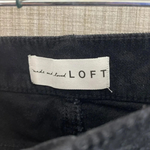 Loft corduroy Pants Womens 29 black 3726 - Picture 4 of 11